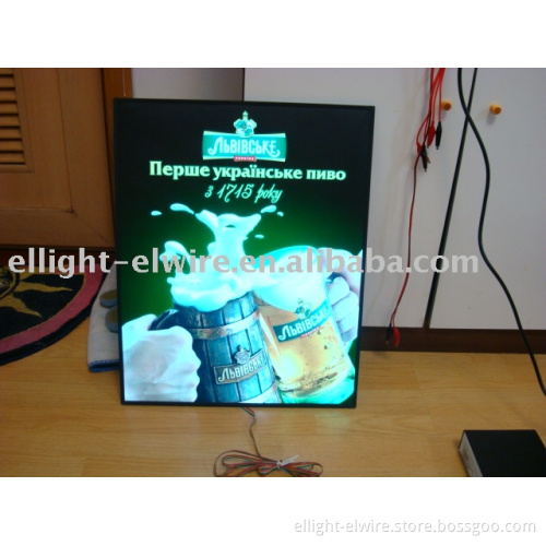 EL light,EL sheet poster,EL light products, el advertisement